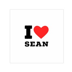 I love sean Square Satin Scarf (30  x 30 )