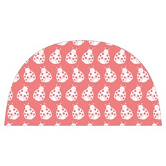 Coral And White Lady Bug Pattern Anti scalding pot cap