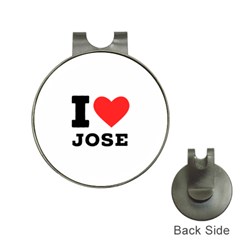 I Love Jose Hat Clips With Golf Markers by ilovewhateva