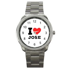 I Love Jose Sport Metal Watch by ilovewhateva