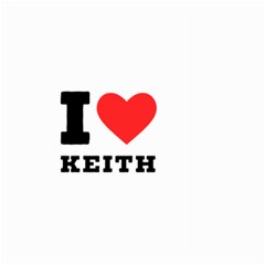 I Love Keith Large Garden Flag (two Sides) by ilovewhateva