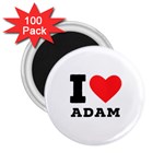 I love Adam  2.25  Magnets (100 pack)  Front