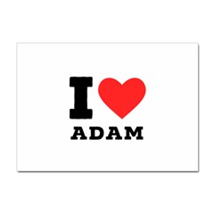 I love Adam  Sticker A4 (10 pack)