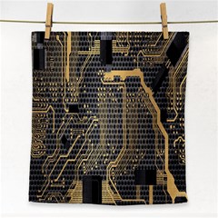 Circuit Face Towel by nateshop