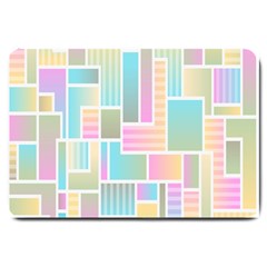 Color-blocks Large Doormat by nateshop