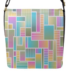 Color-blocks Flap Closure Messenger Bag (s) by nateshop