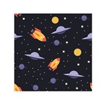 Cosmos Square Satin Scarf (30  x 30 ) Front