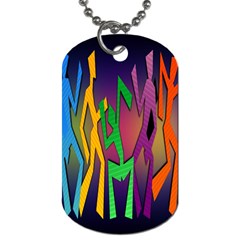 Dancing Dog Tag (one Side) by nateshop