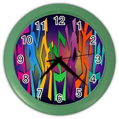 Dancing Color Wall Clock