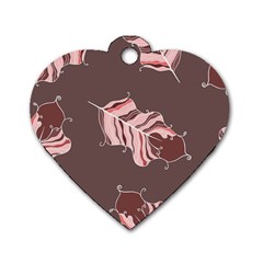 Feather Dog Tag Heart (one Side) by nateshop