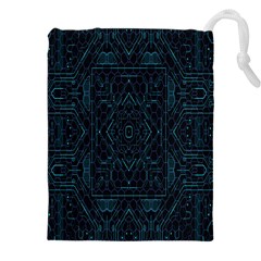 Geometric-art-003 Drawstring Pouch (4xl) by nateshop