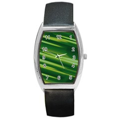 Green-01 Barrel Style Metal Watch