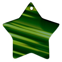 Green-01 Star Ornament (Two Sides)