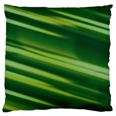 Green-01 Standard Premium Plush Fleece Cushion Case (One Side)