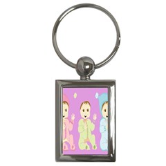 Happy 02 Key Chain (rectangle) by nateshop