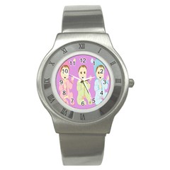 Happy 02 Stainless Steel Watch by nateshop