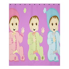 Happy 02 Shower Curtain 60  X 72  (medium)  by nateshop