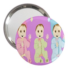 Happy 02 3  Handbag Mirrors