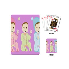 Happy 02 Playing Cards Single Design (mini) by nateshop