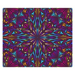 Kaleidoscope Two Sides Premium Plush Fleece Blanket (small) by nateshop