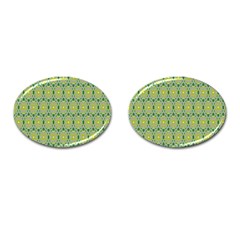 Leaf - 02 Cufflinks (oval)