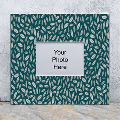 Leaves-012 White Wall Photo Frame 5  X 7  by nateshop