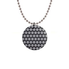 Abstract Knot Geometric Tile Pattern 1  Button Necklace