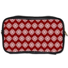 Abstract Knot Geometric Tile Pattern Toiletries Bag (two Sides) by GardenOfOphir