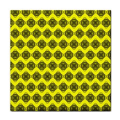 Abstract Knot Geometric Tile Pattern Face Towel by GardenOfOphir