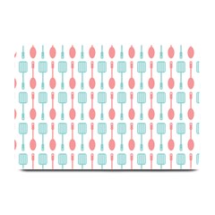 Spatula Spoon Pattern Plate Mats by GardenOfOphir