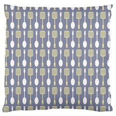 Spatula Spoon Pattern Large Cushion Case (two Sides)