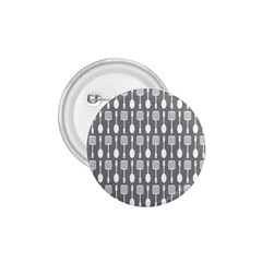 Gray And White Kitchen Utensils Pattern 1 75  Buttons by GardenOfOphir