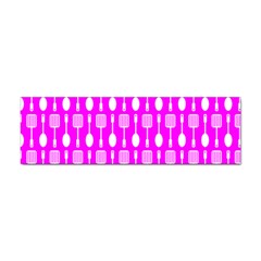 Purple Spatula Spoon Pattern Sticker (Bumper)