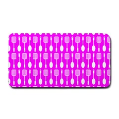 Purple Spatula Spoon Pattern Medium Bar Mat