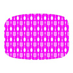 Purple Spatula Spoon Pattern Mini Square Pill Box