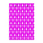 Purple Spatula Spoon Pattern A5 Acrylic Clipboard Back