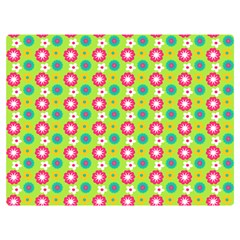 Cute Floral Pattern Two Sides Premium Plush Fleece Blanket (extra Small) by GardenOfOphir