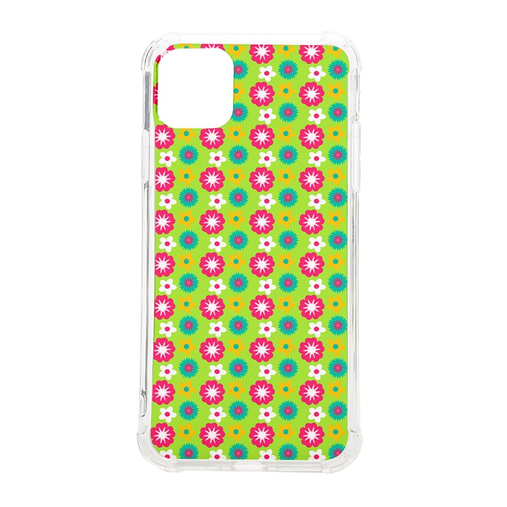 Cute Floral Pattern iPhone 11 Pro Max 6.5 Inch TPU UV Print Case