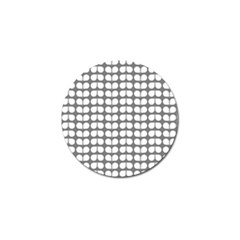 Gray And White Leaf Pattern Golf Ball Marker (10 Pack) by GardenOfOphir