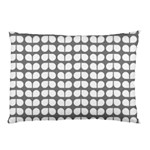 Gray And White Leaf Pattern Pillow Case 26.62 x18.9  Pillow Case