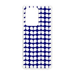 Blue And White Leaf Pattern Samsung Galaxy S20 Ultra 6 9 Inch Tpu Uv Case by GardenOfOphir