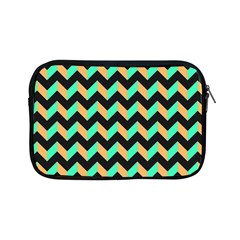 Modern Retro Chevron Patchwork Pattern Apple Ipad Mini Zipper Cases by GardenOfOphir