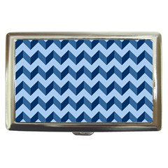 Modern Retro Chevron Patchwork Pattern Cigarette Money Case