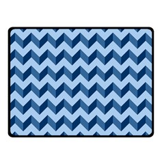 Modern Retro Chevron Patchwork Pattern Two Sides Fleece Blanket (Small)