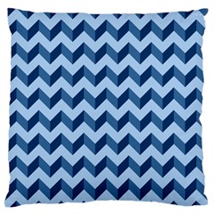 Modern Retro Chevron Patchwork Pattern Standard Premium Plush Fleece Cushion Case (Two Sides)