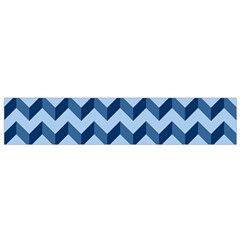 Modern Retro Chevron Patchwork Pattern Small Premium Plush Fleece Scarf