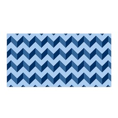 Modern Retro Chevron Patchwork Pattern Satin Wrap 35  x 70 