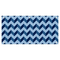 Modern Retro Chevron Patchwork Pattern Banner and Sign 6  x 3 