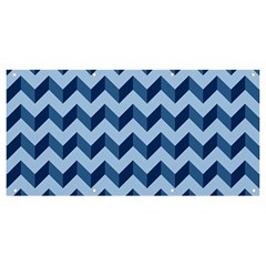 Modern Retro Chevron Patchwork Pattern Banner and Sign 8  x 4 