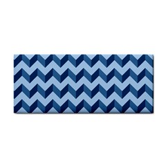 Modern Retro Chevron Patchwork Pattern Hand Towel by GardenOfOphir